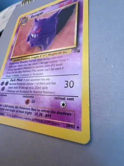 Gengar 20/62 - 1999 Pokemon Fossil Unlimited (Non Holo) LP - Image 4