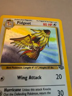 Pidgeot Holo 8/64 1999 Pokemon TCG Jungle Unlimited Holo Rare MP - Image 5
