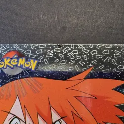 TEXTURED HOLO TV3 Misty 1999 Topps Pokemon TV Animation Holo Foil Black MP - Image 4