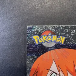 TEXTURED HOLO TV3 Misty 1999 Topps Pokemon TV Animation Holo Foil Black MP - Image 5