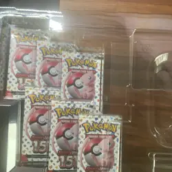 Pokemon TCG 151 Blooming Waters Premium Collection 12 packs no promo no box - Image 2