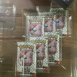 Pokemon TCG 151 Blooming Waters Premium Collection 12 packs no promo no box - Image 3