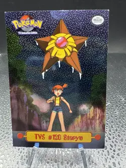 Topps Pokemon TV5 #120 Staryu Misty Foil Textured - Image 1