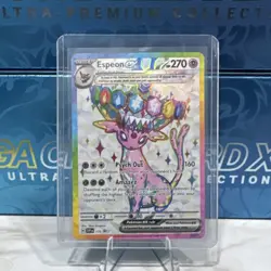 Pokemon Espeon EX SVP 175 Full Art Promo Holo 270 HP Psychic Scarlet & Violet - Image 1