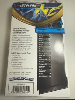 Brand New/ Factory Sealed ~ Pokemon Sword & Shield Inteleon Theme Deck # 818 - Image 2