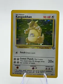 Pokemon TCG Kangaskhan Jungle 5/64 Holo Unlimited Holo Rare - Image 1