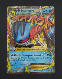 Pokemon M Swampert EX XY87 XY Promo Holo English Card - Image 1