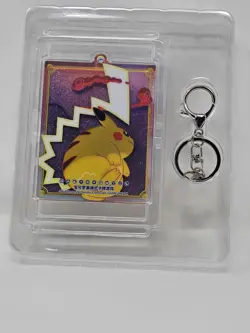 Chinese Pokemon Pikachu & Eevee Quick Sand Card Display PIKACHU VMAX - Image 1