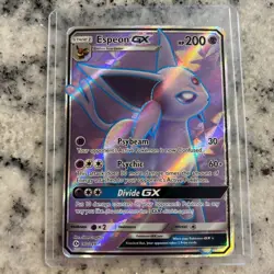 Espeon GX 140/149 SM Base Set Full Art Ultra Rare Pokemon TCG - Image 1
