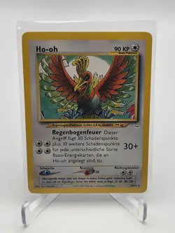 Pokemon German Ho-oh Neo Revelation Rare #18/64 LP TCG Nintendo WOTC - Image 1