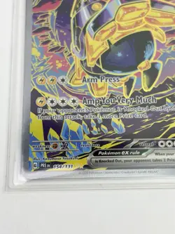 Pokemon Iron Hands ex 154/131 Prismatic Evolutions Full Art Holo SHIPS IN A BOX - Image 3