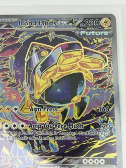 Pokemon Iron Hands ex 154/131 Prismatic Evolutions Full Art Holo SHIPS IN A BOX - Image 5