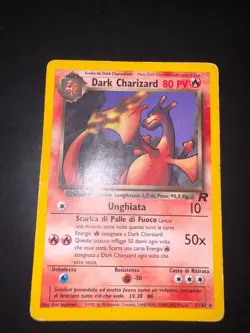 Carta Pokemon Dark Charizard 21/82 Set Team Rocket ITA - Image 1
