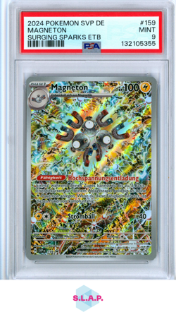 MAGNETON POKEMON 159 PROMO 2024 SURGING SPARKS - GERMAN PSA 9 - Image 1