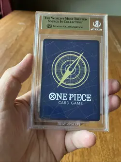 One Piece Card Game - Basil Hawkins OP07-029 SR Graded 9.5 Beckett Gem Mint - Image 3