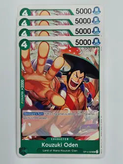 One Piece - 4x OP14-026 Kouzuki Oden - Uncommon - Image 1