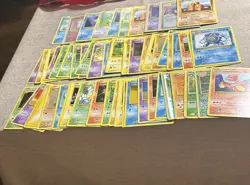 80 Base Set Pokemon Cards From 2016- At least 4 hollows- comes in box - Image 4