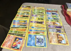 80 Base Set Pokemon Cards From 2016- At least 4 hollows- comes in box - Image 5