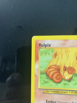 Pokemon TCG Vulpix Neo Destiny Card 91/105 Unlimited Damaged Masako Yamashita - Image 2