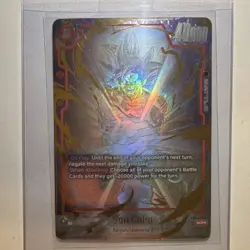 Bandai Dragon Ball Super Card Game Son Goku FB04-129 SCR Foil Battle Card - Image 1