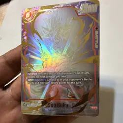 Bandai Dragon Ball Super Card Game Son Goku FB04-129 SCR Foil Battle Card - Image 3