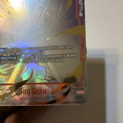 Bandai Dragon Ball Super Card Game Son Goku FB04-129 SCR Foil Battle Card - Image 4
