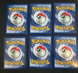 NM/Mint Pokemon Card Base Set Energy x6 Card Lot Original WOTC 97/102-102/102 - Image 2