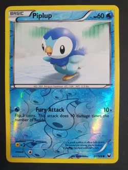 Piplup 27/108 Reverse Holo - Dark Explorers Set - Pokemon Card - Lightly Played - Image 1