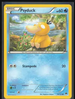 Psyduck Normal 16/122 Pokemon XY - BREAKpoint MP Pokemon Card - Image 1