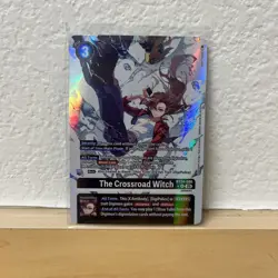BT24-086 The Crossroad Witch Alternate Art Time Stranger Digimon Card Game M/NM - Image 1
