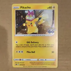 The Pokemon Company Pikachu SWSH234 Pokemon GO Holo Promo Card - Image 1