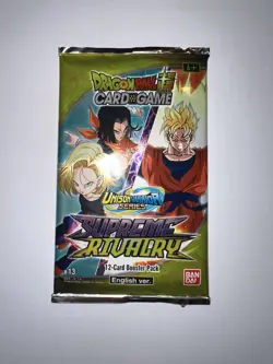 DRAGONBALL SUPER X4 BOOSTER SEALED CARD GAME SUPREME RIVALRY CON 12 CARDS - Image 2