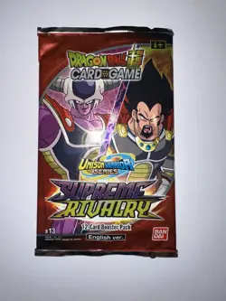 DRAGONBALL SUPER X4 BOOSTER SEALED CARD GAME SUPREME RIVALRY CON 12 CARDS - Image 4