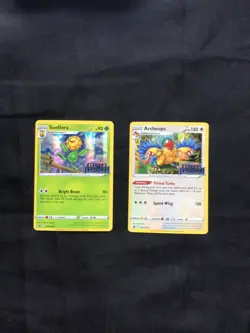 Pokemon Cards: Silver Tempest 2 Card Prerelease Lot - Image 1
