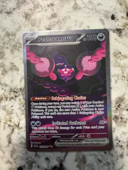 Pokemon TCG Pecharunt EX Special Illustration Rare Card 093/064 Shrouded Fable - Image 1