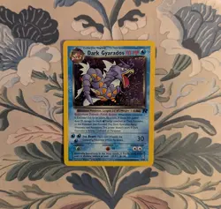 Dark Gyarados 8/82 Prerelease Team Rocket Unlimited Holo Pokemon Card TCG #1 LP - Image 1