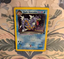 Dark Gyarados 8/82 Prerelease Team Rocket Unlimited Holo Pokemon Card TCG #1 LP - Image 2