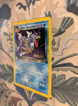 Dark Gyarados 8/82 Prerelease Team Rocket Unlimited Holo Pokemon Card TCG #1 LP - Image 4