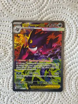 Pokemon Mega Gengar EX Stage 2 Ghost Card 284/217 350HP English TCG - Image 1