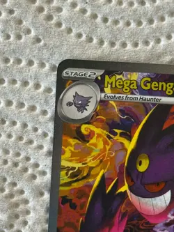 Pokemon Mega Gengar EX Stage 2 Ghost Card 284/217 350HP English TCG - Image 2