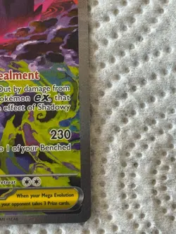 Pokemon Mega Gengar EX Stage 2 Ghost Card 284/217 350HP English TCG - Image 4