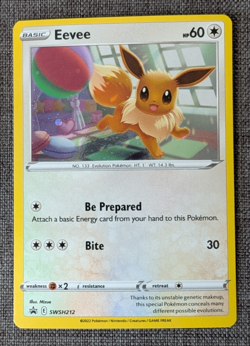 Eevee SWSH212 SWSH: Sword & Shield Promo Card Holo - Image 1