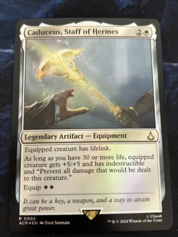 Caduceus, Staff of Hermes Universes Beyond: Assassin's Creed Foil NM-M Unplayed - Image 1