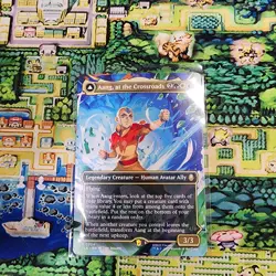 Aang, at the Crossroads (Borderless) Avatar: The Last Airbender Regular - Image 1