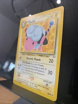 Pokemon Neo Revelation TCG Card #28/64 Flaaffy Regular Toshinao Aoki LP Vintage - Image 2