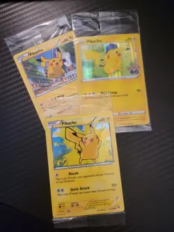 SMALL lot of 12 Pikachu Pokemon Cards - Image 5