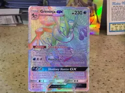 Greninja GX Shuriken Flurry The Perfect Non Graded Card Shadowy Hunter GX 2018 - Image 2
