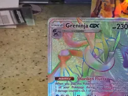 Greninja GX Shuriken Flurry The Perfect Non Graded Card Shadowy Hunter GX 2018 - Image 3