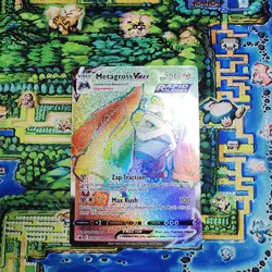 Pokemon Metagross VMAX 208/198 Secret Rare Full Art Rapid Strike Holo Card Mint - Image 1