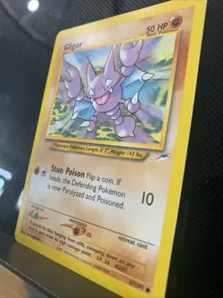 Pokemon TCG Gligar Neo Destiny Card 67/105 Unlimited Common LP Ken Sugimori - Image 2